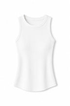 White Frillu Tank Top