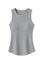 Grey Frillu Tank Top