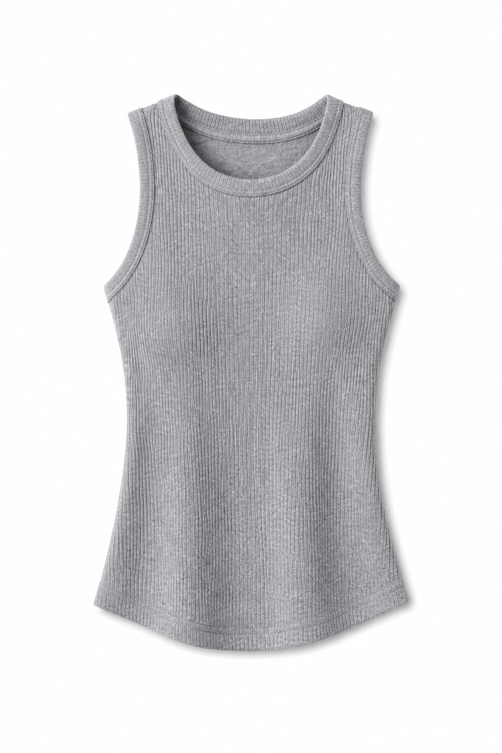 Grey Frillu Tank Top