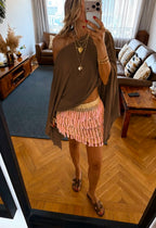 Brown Sundown Poncho