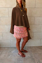 Brown Sundown Poncho