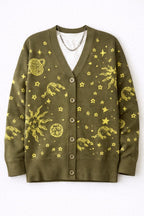 Olive Midnight Constellation Cardigan