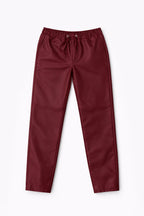 Plum Walk-Away Leather Pants