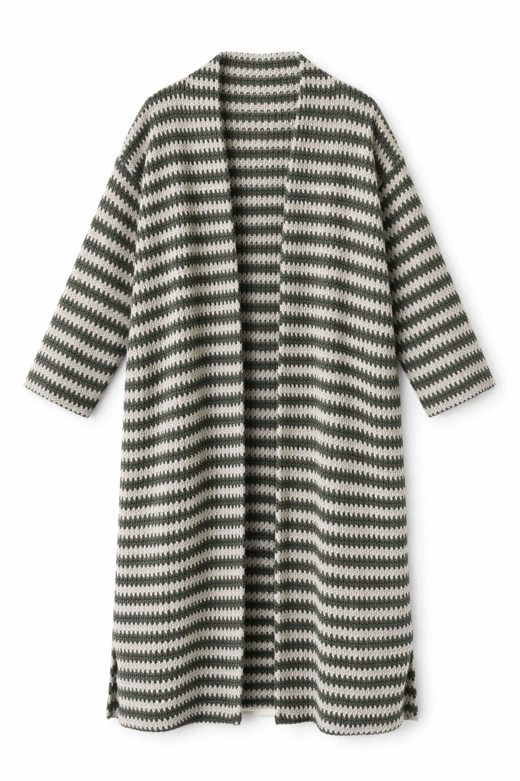 Olive Refined Line Cardigan