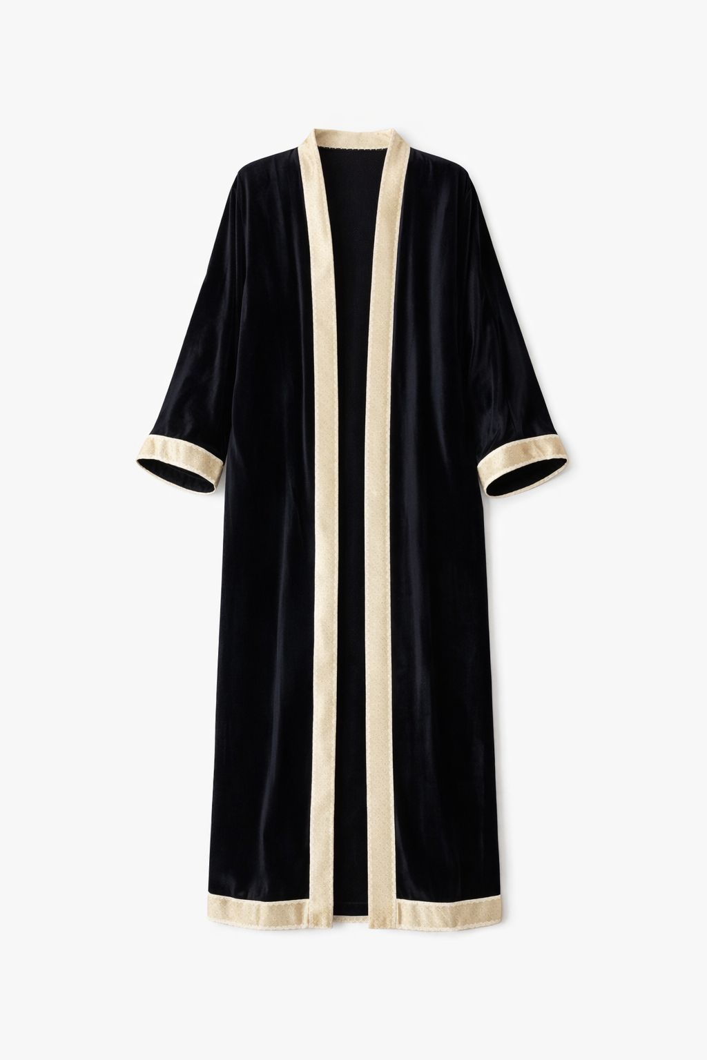 Black Layali Velvet Kaftan