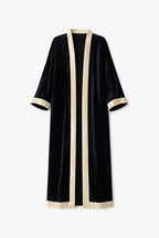 Black Layali Velvet Kaftan