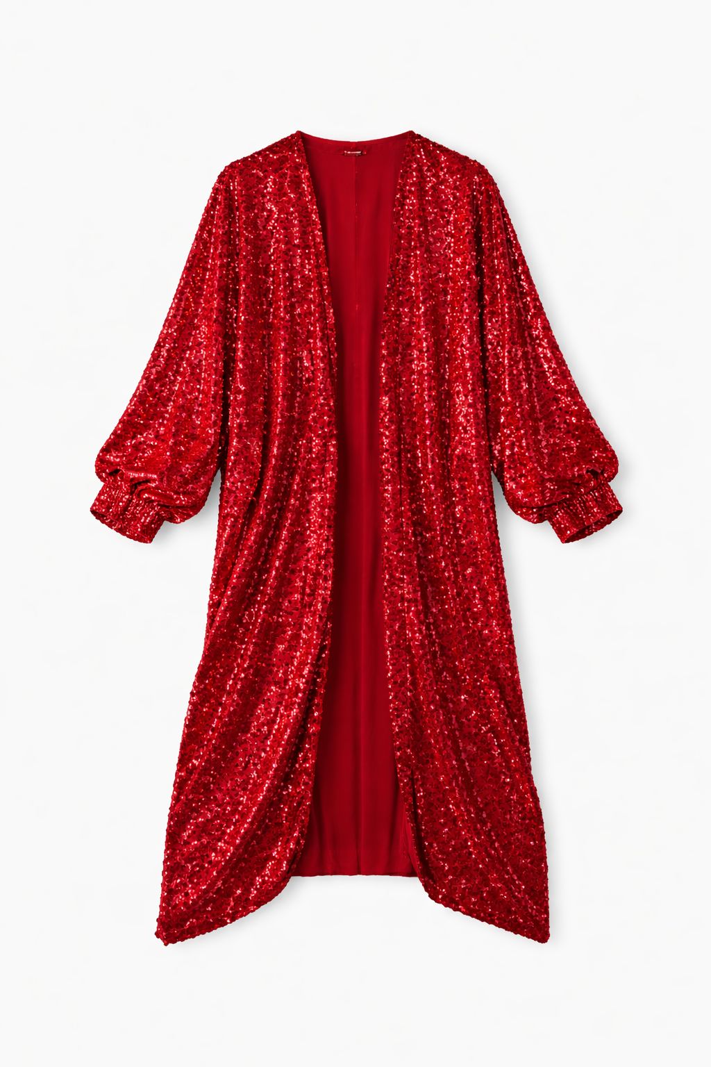 Rouge Sequin Velvet Kimono