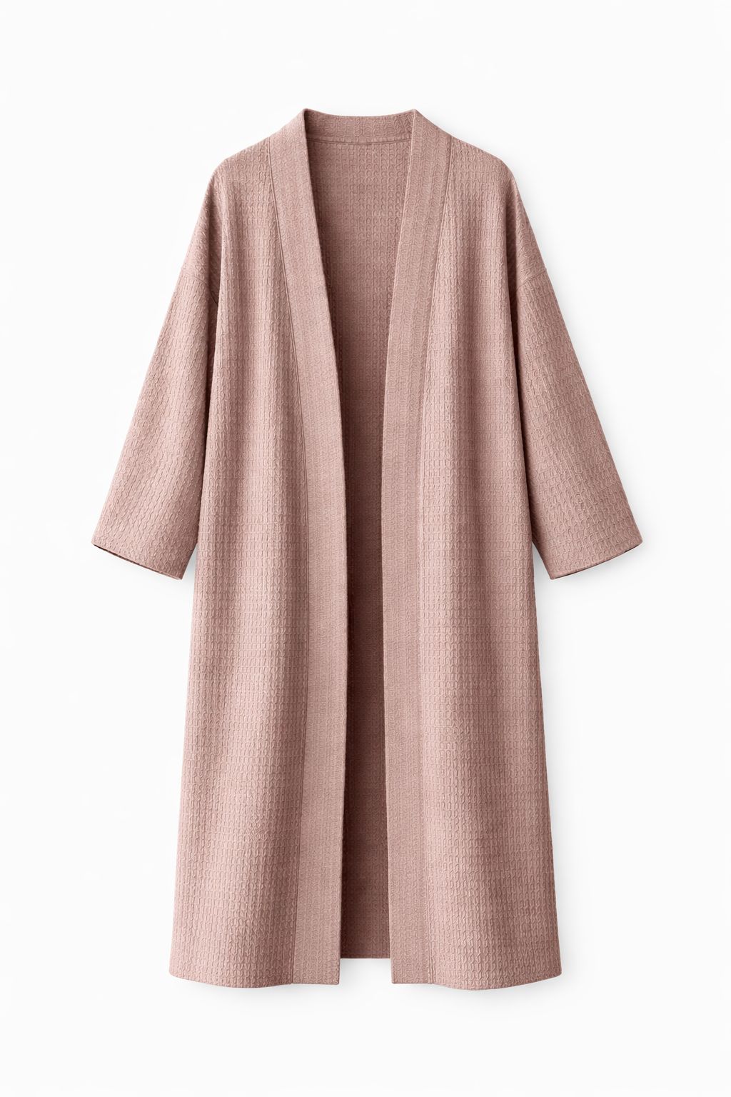 Beige Quite Crinkle Kimono