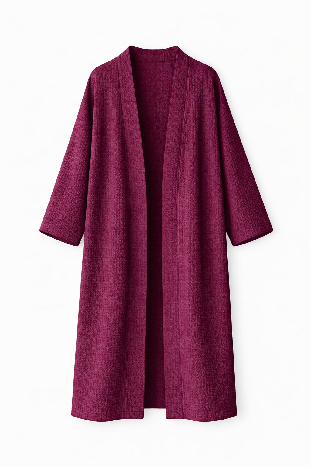 Plum Quite Crinkle Kimono