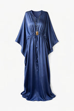 Navy Shimmery Nubian Kaftan