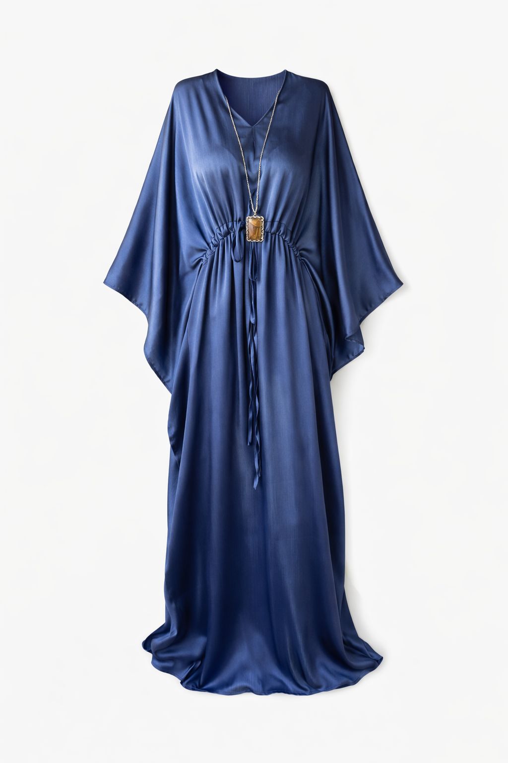 Navy Shimmery Nubian Kaftan