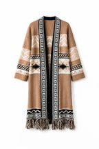 Beige Nomad Knit Cardigan