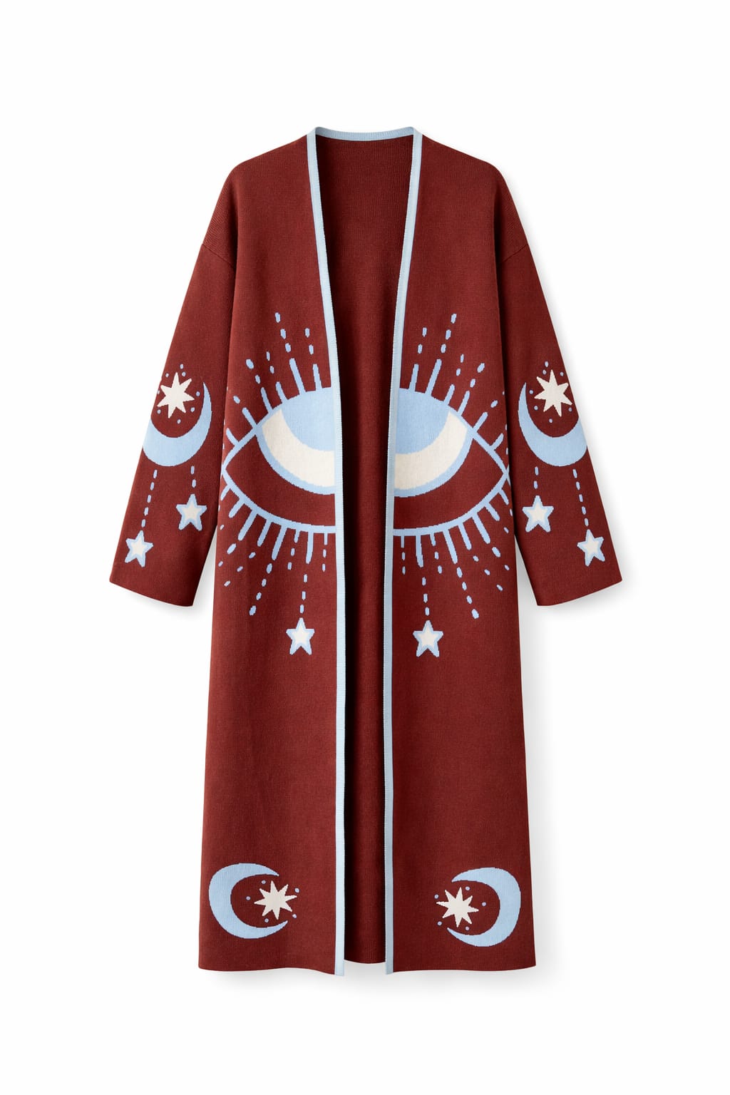 Brown Mystic Eye Cardigan