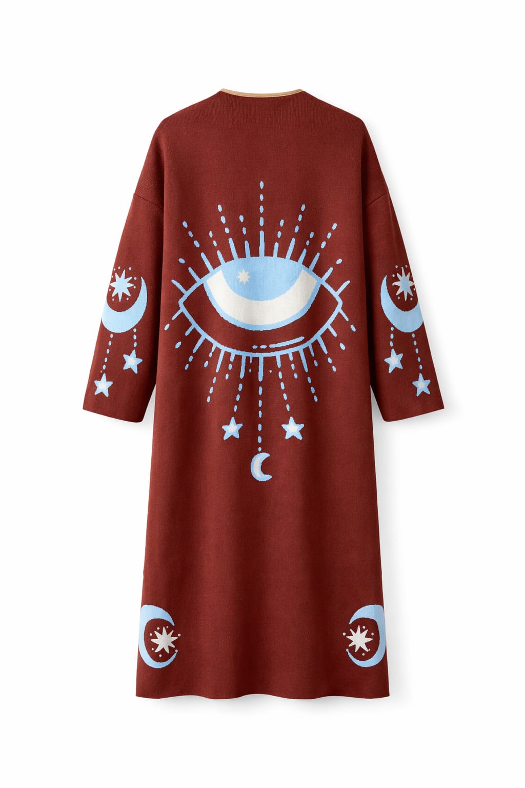 Brown Mystic Eye Cardigan