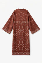 Brown Cult-Favorite Knit Bandana Cardigan