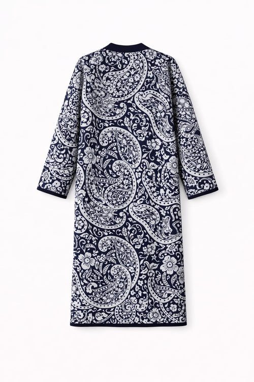 Baby Blue Royal Paisley Cardigan