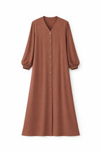Cafe V Buttons Dress
