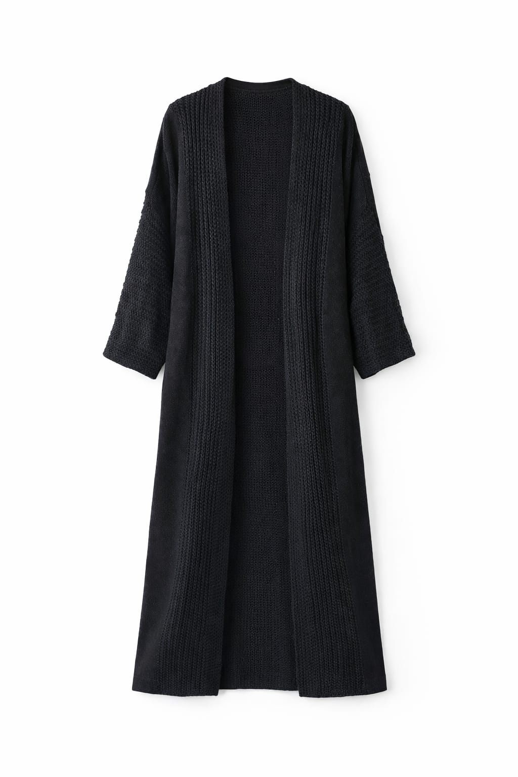 Black Linen mesh Cardigan