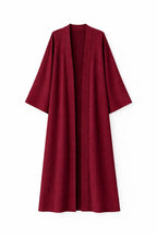 Burgundy Thick Kimono