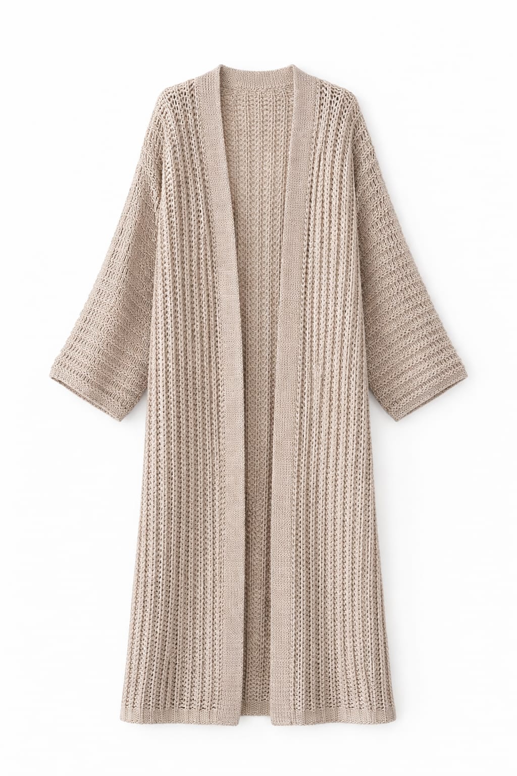 Beige Silver shimmery Kimono