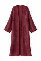 Burgundy Silver shimmery Kimono
