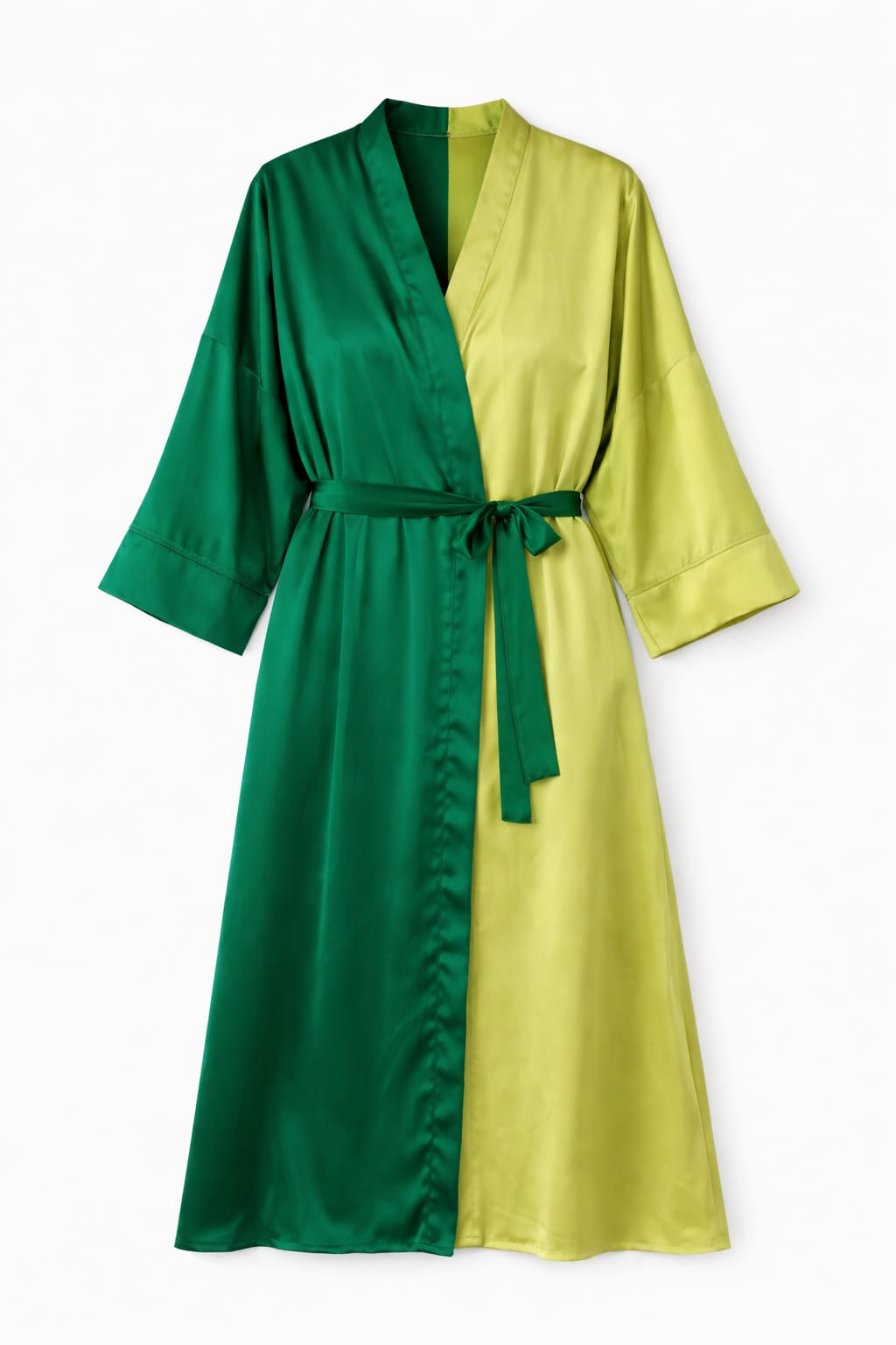 Lime Double Glazed Kimono
