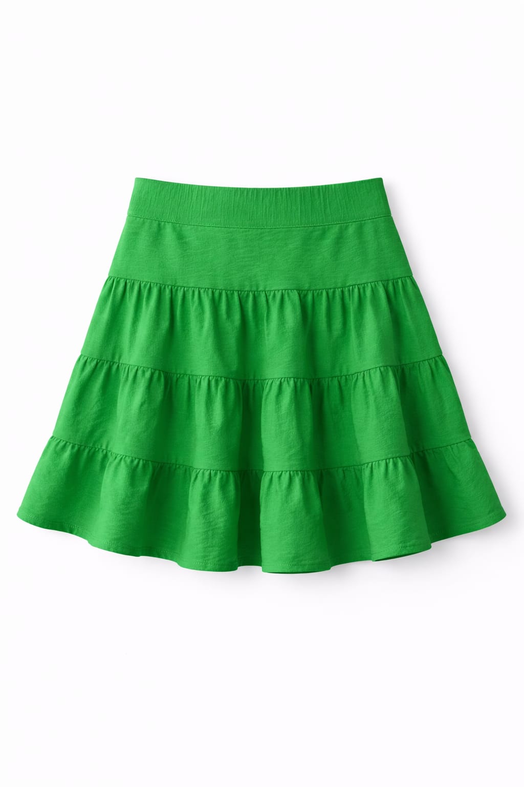 Green Classic Mini Skirt