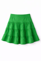 Green Classic Mini Skirt