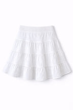 White Classic Mini Skirt
