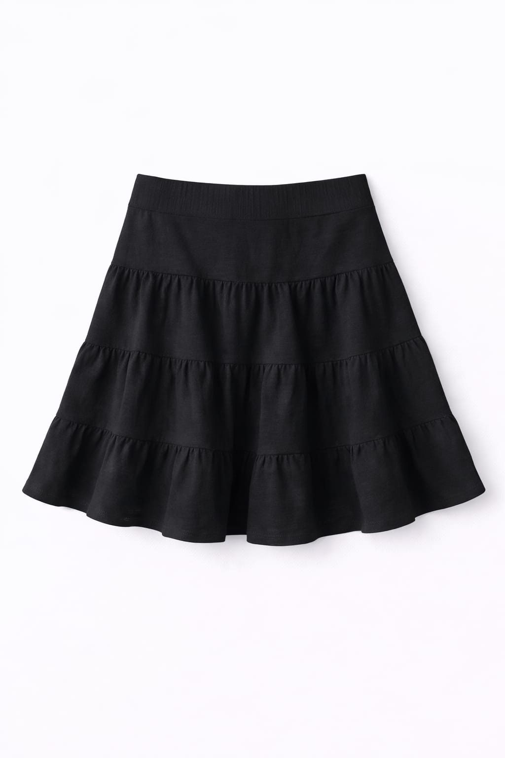Black Classic Mini Skirt