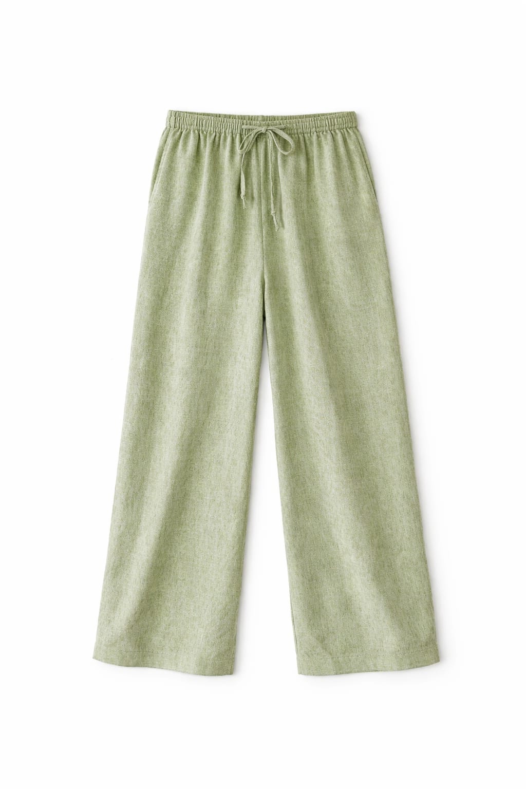 Pistachio Rope Linen Sahara Pants