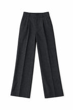 Black Checkered Frillu Signature Pleated Pants