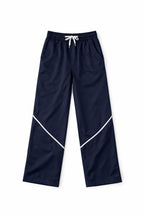 Black & Navy Colorblock Waterproof Pants
