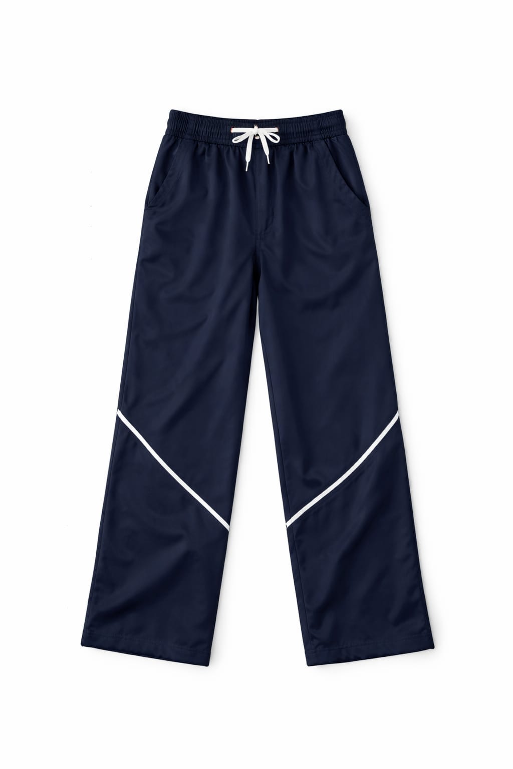 Black & Navy Colorblock Waterproof Pants