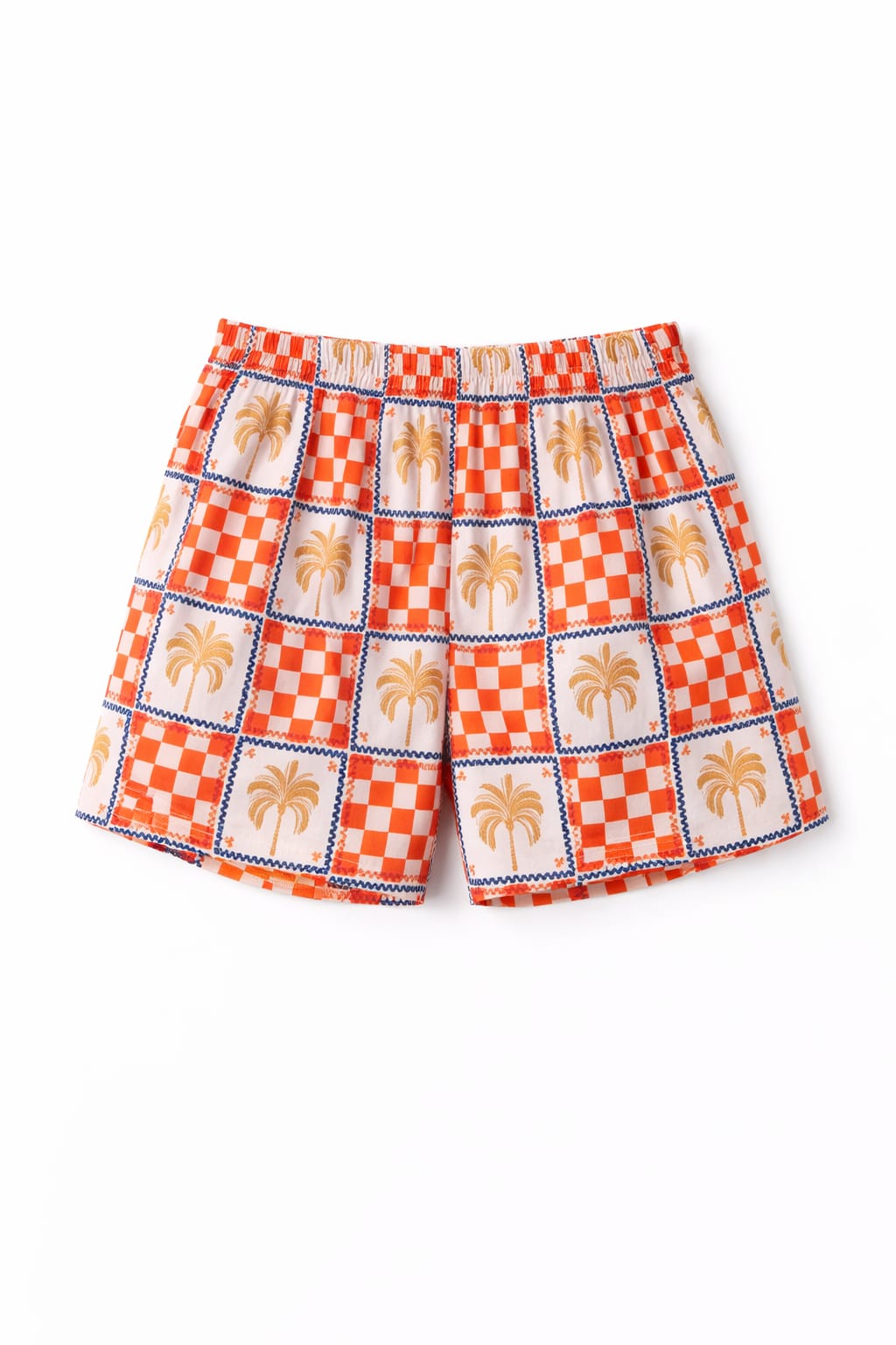Checkered Printed Shorts