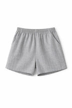 Grey Striped Everyday Shorts