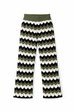 Olive Giving Waves Crochet Pants