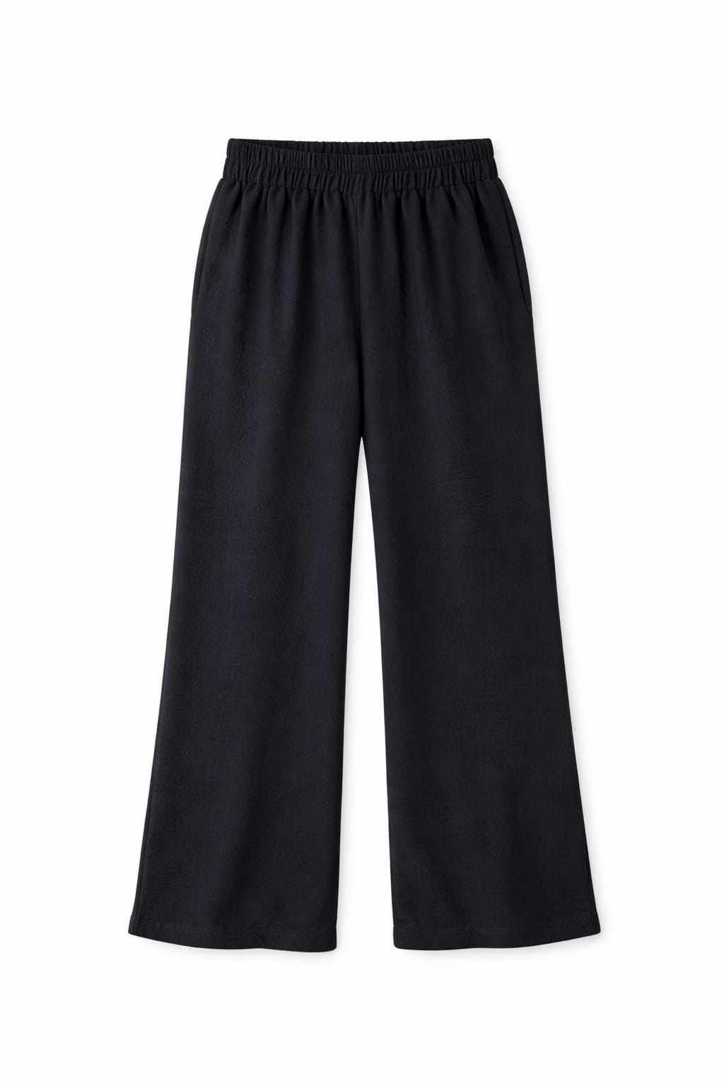 Black Flowy Linen Pants