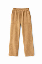 Camel Acid Wash Two Pocket Pants