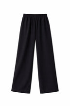 Black Elastic Working Pants