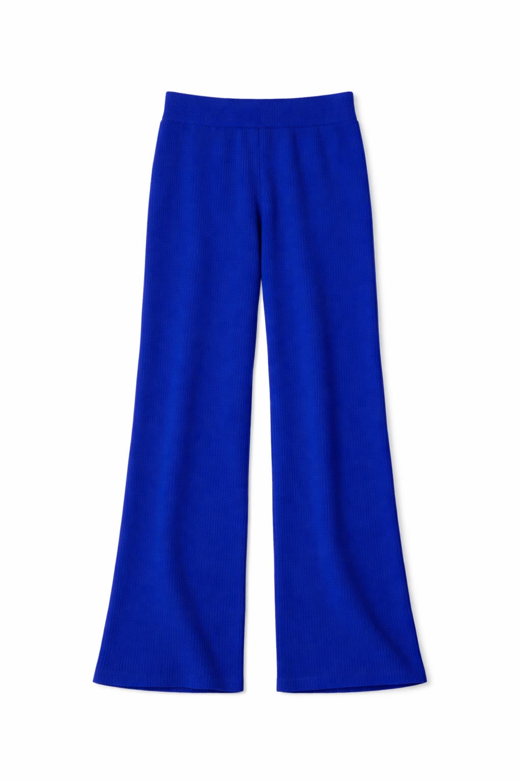 Blue Knit Pants