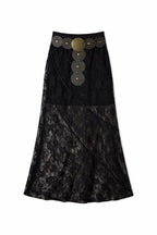 Black Frillu Lace Skirt