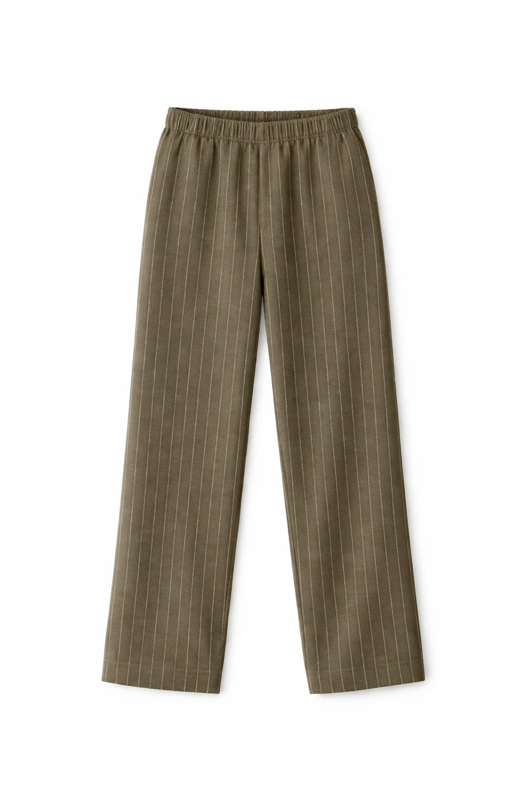 Olive Go To Striped Knit Pants