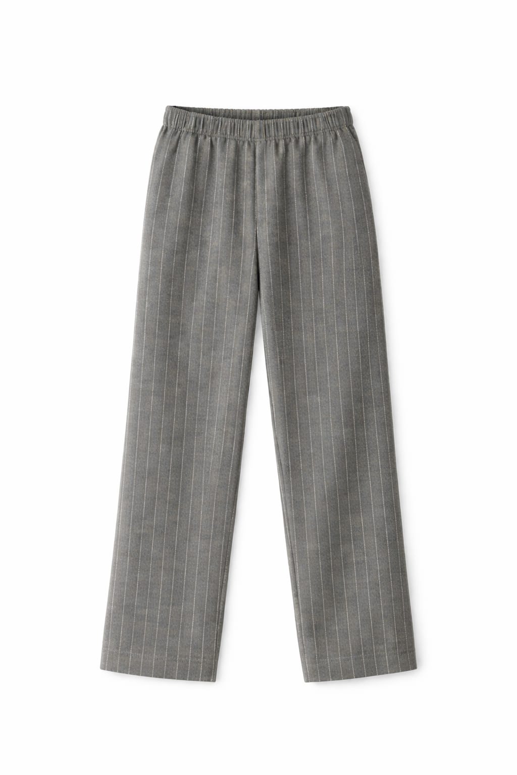 Grey Go To Striped Knit Pants