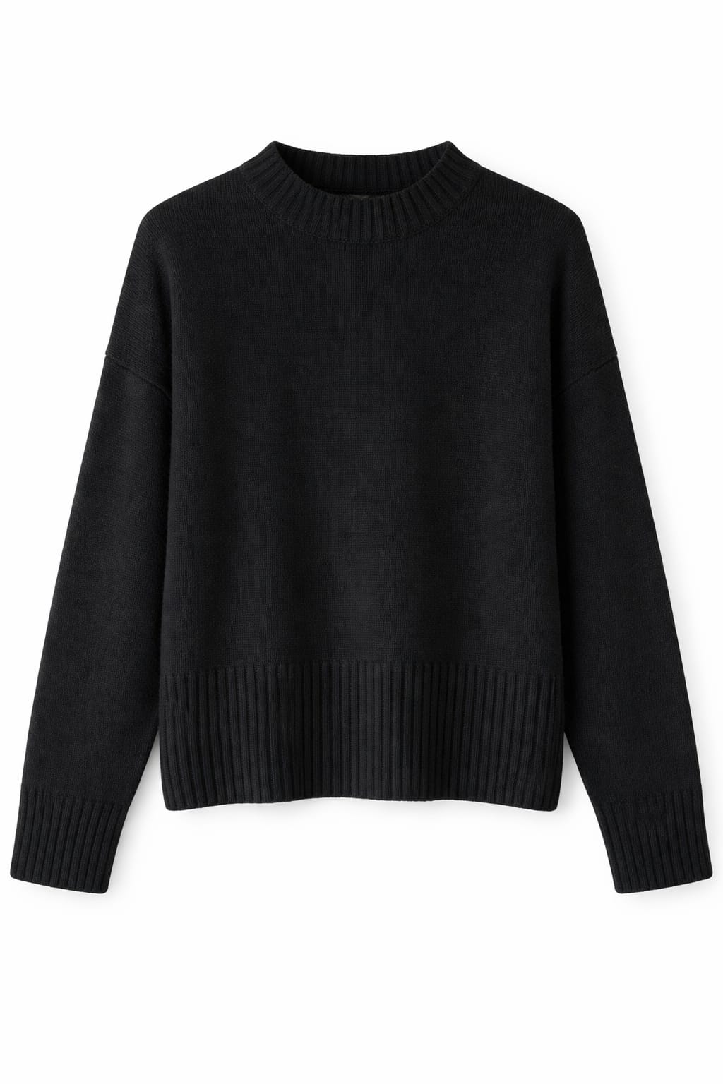 Black Soft Cozy Pullover