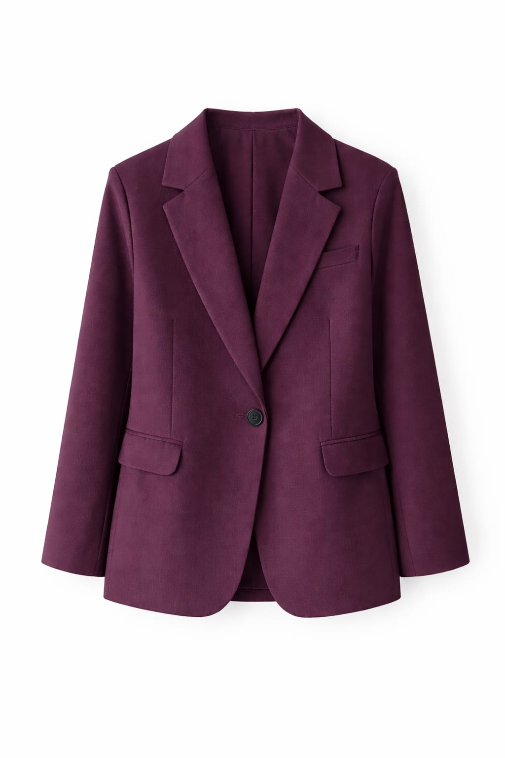 Plum Oversize Blazer