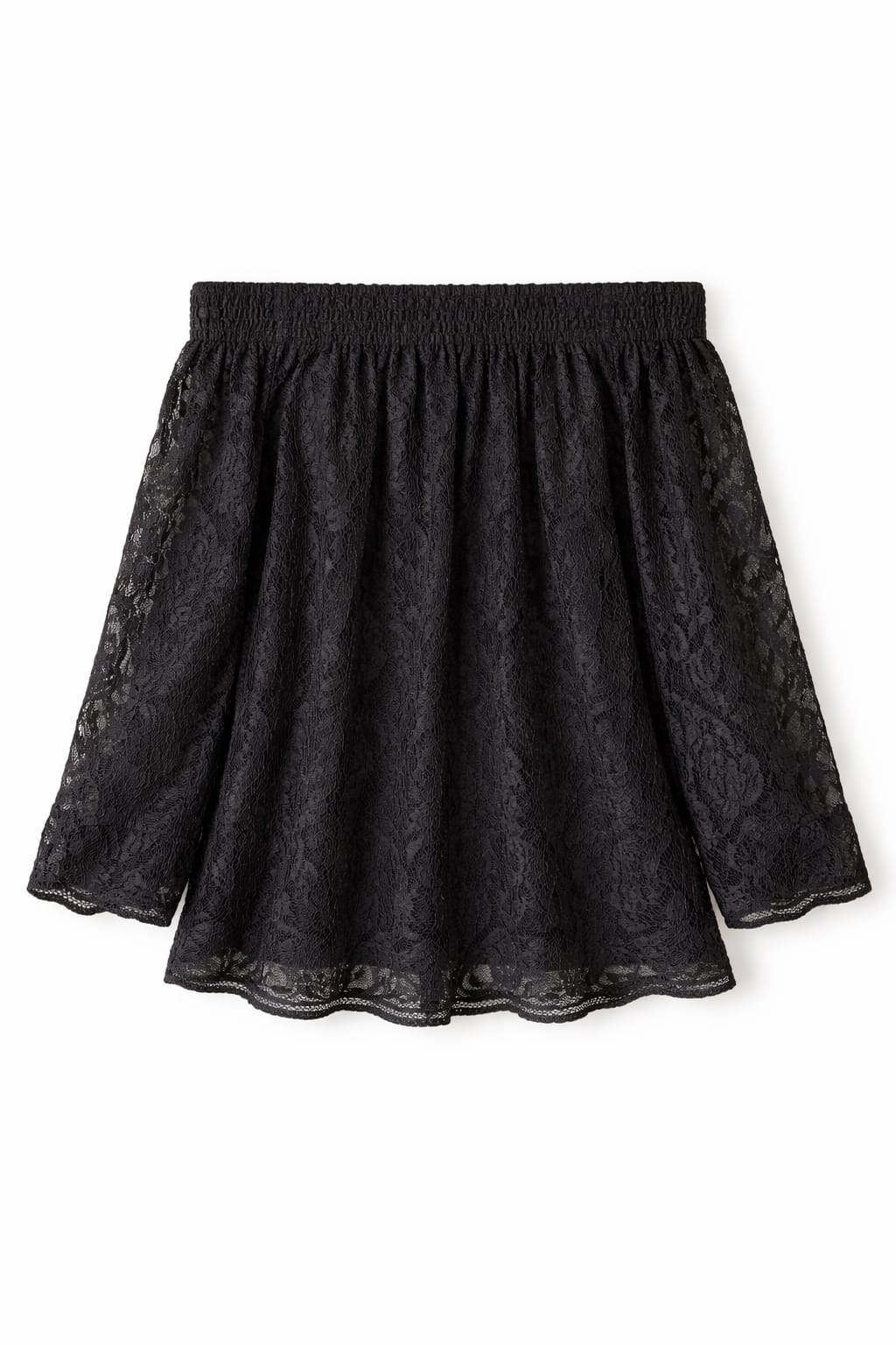 Black Off Shoulder Lace Dream Top