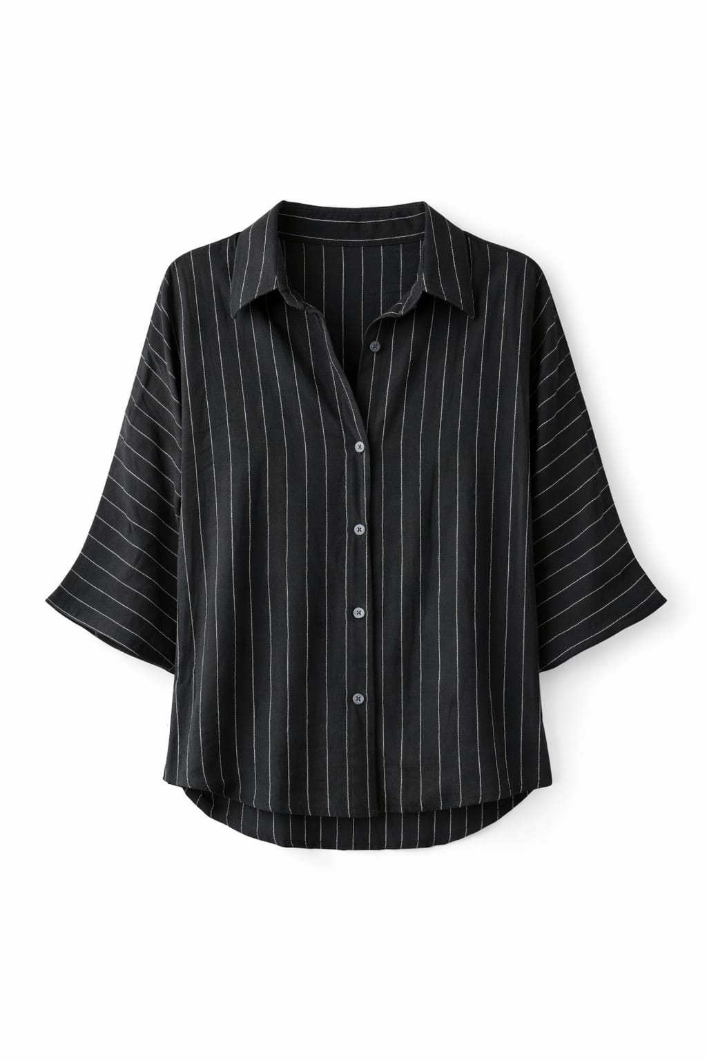 Black Striped Everyday Shirt