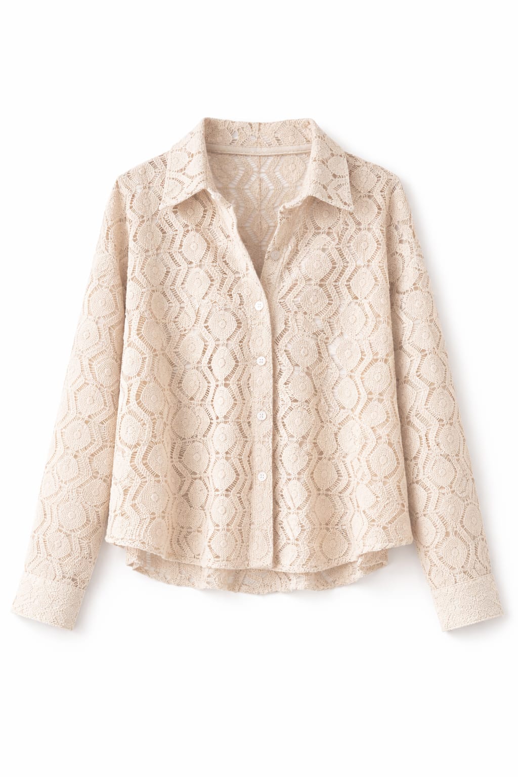 Beige Limited Edition Detailed Shirt