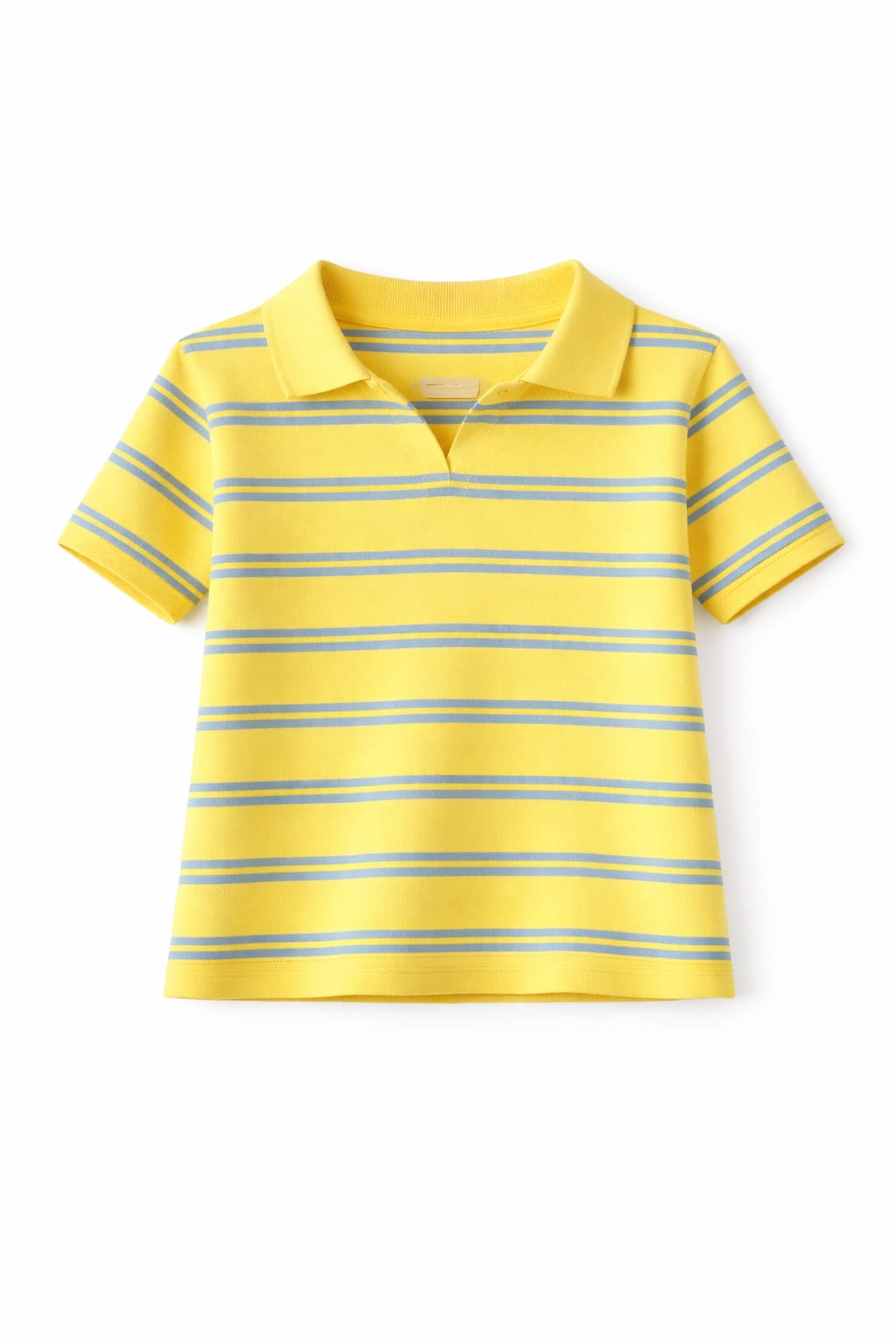 Yellow Striped Signature Knit Polo